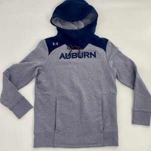 Women’s under armour long line‎ auburn embroidered hooded sweatshirt Golf Team S